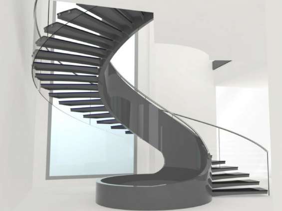 Staircase handrail design